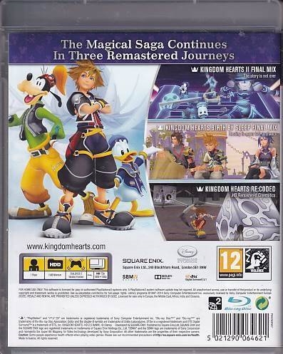 Kingdom Hearts HD 2.5 ReMIX - PS3 (B Grade) (Genbrug)